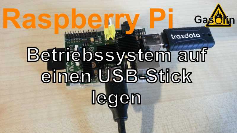 RPI Betriebssystem auf einem USB-Stick (Zuschauerfrage) [German/Deutsch]