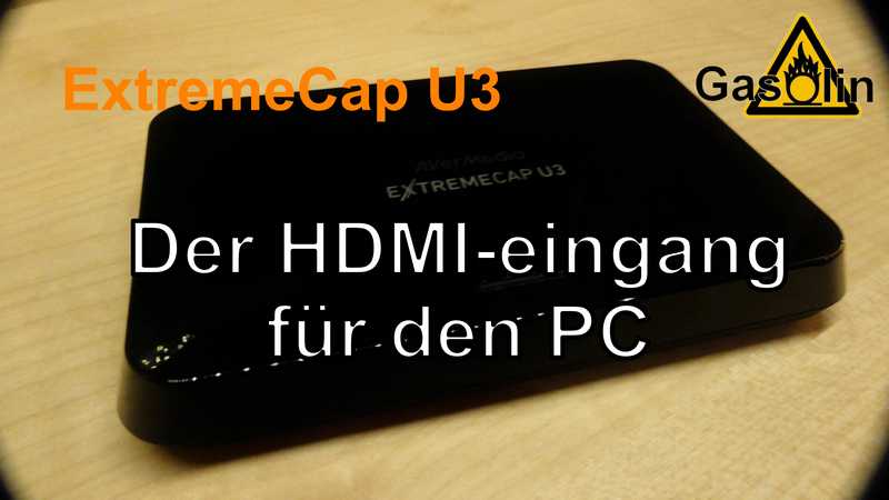 ExtremeCap U3 - Der HDMI-eingang für den PC [German/Deutsch]