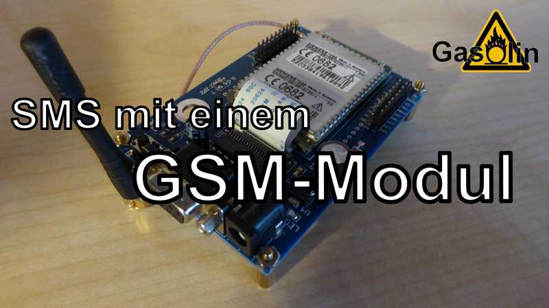 SMS versand mit einem GSM-Modul [German/Deutsch]